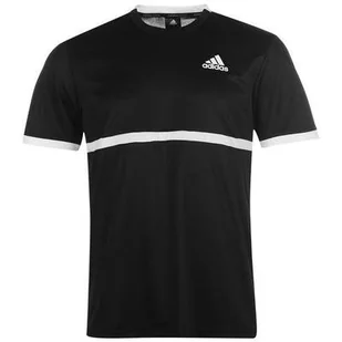 Adidas Court Tennis Top Koszulka męska czarna, Rozmiar M - Koszule męskie - miniaturka - grafika 1