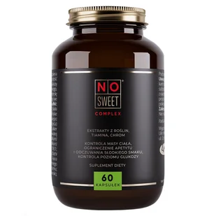 NO-sweet Complex, 60 kapsułek - Glukometry i akcesoria dla diabetyków - miniaturka - grafika 1