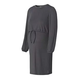 ESPRIT Maternity Sukienka damska z długim rękawem, Charcoal Grey - 019, 42 - Sukienki ciążowe - miniaturka - grafika 1