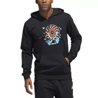 Bluzy sportowe męskie - Bluza adidas Trae Hoodie HF4528 - czarna - Adidas - miniaturka - grafika 1