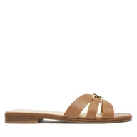 Klapki i japonki damskie - Klapki Guess FLJRLL LEA19 Brązowy - miniaturka - grafika 1