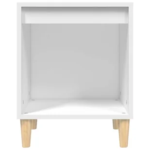 Lumarko Szafka nocna, biała, 40x35x50 cm, materiał drewnopochodny - Szafki nocne - miniaturka - grafika 6