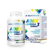 Witaminy i minerały - Omega Pharma Allnutrition Adek + 3 Strong 90 kap Witaminy - miniaturka - grafika 1