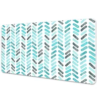 Podkładki na biurko - Podkładka na biurko Akwarela w jodełkę 100x50 cm - miniaturka - grafika 1