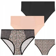 Majtki damskie - ZESTAW 3X FIGI MAJTKI DAMSKIE BIKINI KLASYCZNY KRÓJ BAWEŁNIANE MORAJ XL - miniaturka - grafika 1