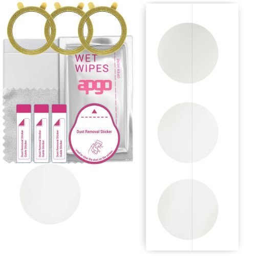 3x folia ochronna hydrożelowa MATOWA do Polar Grit X Pro - apgo Smartwatch Hydrogel MATTE Protection Ochrona na ekran smartwatcha