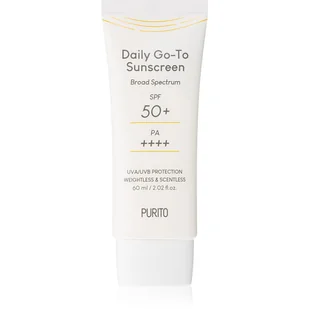 Purito Daily Go-To Sunscreen lekki krem ochronny do twarzy SPF 50+ 60 ml - Kremy do twarzy z filtrem - miniaturka - grafika 1