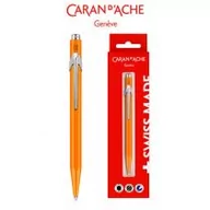Przybory szkolne - Carandache Długopis CARAN DACHE 849 Gift Box Fluo Line Orange pomarańczowy - miniaturka - grafika 1