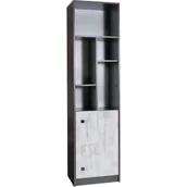 Regały - Regał 5 Tommy Jurek Meble Enigma, Grafit - miniaturka - grafika 1