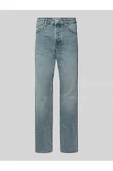 Spodnie męskie - Jeansy o kroju tapered fit z mieszanki bawełny model YOKE - Only & Sons - miniaturka - grafika 1