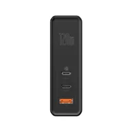 Ładowarki do telefonów - Baseus Ładowarka sieciowa, GaN2 Mini 3USB USB-A/ 2xPD USB-C 120W, czarna z kablem USB-C - USB-C 100W - miniaturka - grafika 1