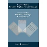 Pedagogika i dydaktyka - Śliwerski Bogusław, Walancik Marek Wybór tekstów Profesora Bogdana Nawroczyńskiego - miniaturka - grafika 1