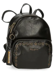 Pepe Jeans Plecak w kolorze czarnym - 20 x 25,5 x 10 cm - Plecaki - miniaturka - grafika 1