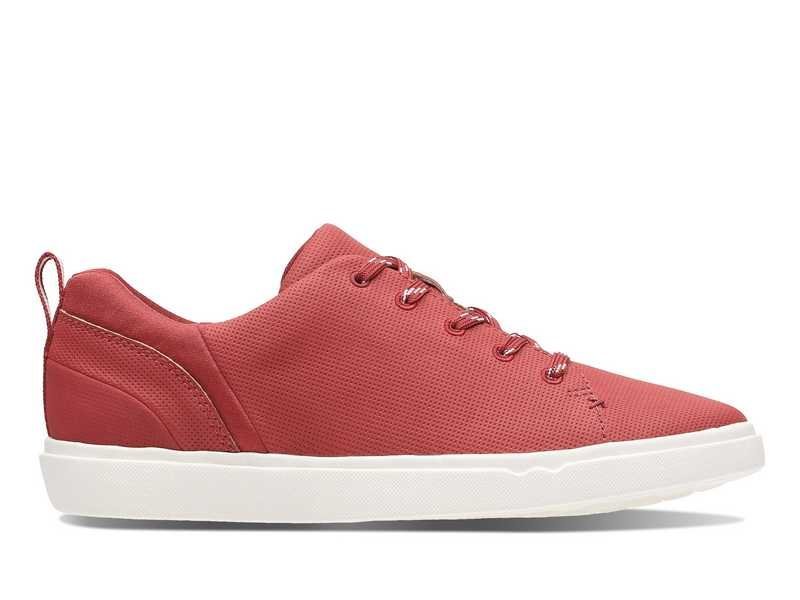 Clarks, Trampki damskie, Step Verve Lo., czerwony, rozmiar 37 1/2