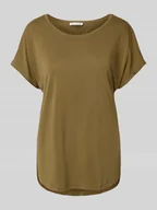 Koszulki i topy damskie - T-shirt z mieszanki modalu z okrągłym dekoltem - miniaturka - grafika 1