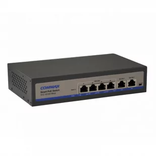 COMMAX SWITCH 4X10/100M POE + 2X10/100M, CIOT-H4L2 - Akcesoria do domofonów i wideodomofonów - miniaturka - grafika 1