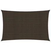 Parasole ogrodowe - VidaXL Żagiel przeciwsłoneczny, 160 g/m, brązowy, 3x6 m, HDPE 311790 VidaXL - miniaturka - grafika 1