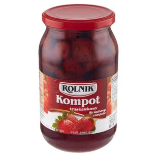 Rolnik Kompot truskawkowy 900 ml - Mieszanki warzywne, sałatki - miniaturka - grafika 1