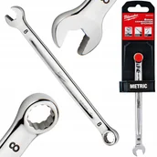 Klucze i nasadki - MILWAUKEE Klucz Płasko-Oczkowy MAXBITE 8mm - miniaturka - grafika 1