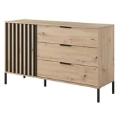 Komody - Komoda (B) TALLY 138 D3S dąb artisan/antracyt - miniaturka - grafika 1