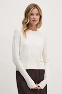 Swetry damskie - Calvin Klein sweter damski kolor beżowy lekki K20K207681 - miniaturka - grafika 1