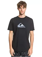 Koszulki męskie - Quiksilver Quiksilver Comp Logo męski - T-shirt dla mężczyzn Screen Tee czarny czarny S EQYZT05750 - miniaturka - grafika 1