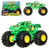 Samochody i pojazdy dla dzieci - Hot Wheels Monster Trucks Oversized Duży Pojazd Samochodzik 1:24 Gunkster 3+ - miniaturka - grafika 1