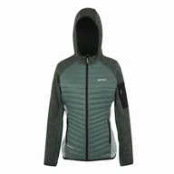 Kurtki i kamizelki sportowe damskie - Kurtka damska Regatta Wms Newhill Hybrid Rozmiar: XXL / Kolor: zielony - miniaturka - grafika 1