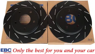Tylne klocki YellowStuff + NACINANE tarcze hamulcowe 305mm EBC seria USR Lancia Voyager - Tarcze hamulcowe - miniaturka - grafika 5