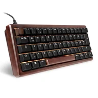 Klawiatury - Sharkoon 100068100 klawiatura Biuro USB QWERTZ Niemiecki Drewno - miniaturka - grafika 1