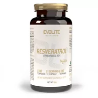 Witaminy i minerały dla sportowców - Evolite Nutrition Resveratrol 100 Vege kapsułek - miniaturka - grafika 1