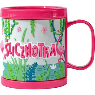 Plastikowy kubek 3D z napisem ��licznotka - Kubki dla dzieci - miniaturka - grafika 1