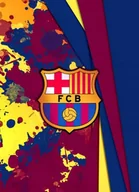 Podkładki pod mysz - PODKŁADKA POD MYSZ Nadruk 22x18 cm FC Barcelona Godło Klubu Herb 3 Prezent - miniaturka - grafika 1