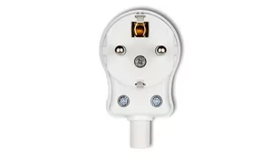 Karlik elektrotechnik WTYCZKI Wtyczka kątowa UNI-SCHUKO, skręcana biały WK-1us WK-1us - Gniazdka elektryczne - miniaturka - grafika 1