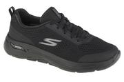 Sneakersy damskie - Skechers Go Walk Arch Fit-Motion Breeze 124404-BBK damskie sneakersy, czarne, rozmiar 36 - miniaturka - grafika 1