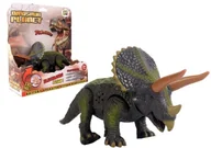 Figurki dla dzieci - Dinozaur figurka triceratops światło i ryk - figurka - miniaturka - grafika 1