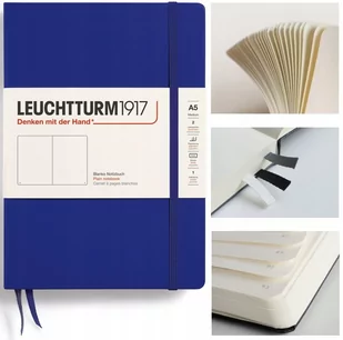 LEUCHTTURM1917 Notatnik Notes Medium A5 Gładki twarda oprawa szkicownik - Szkolne artykuły papiernicze - miniaturka - grafika 1