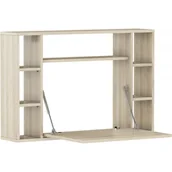 Biurka - Biurko składane wiszące sonoma jasna T3-K85 - miniaturka - grafika 1