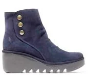 Botki damskie - Fly London Damskie botki BROM344FLY, granatowe, 37 EU, granatowy, 37 EU - miniaturka - grafika 1