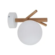 Lampy ścienne - SHERON WHITE KINKIET 1 PŁ - miniaturka - grafika 1