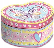 Zabawki kreatywne - Pudełko na biżuterię szkatułka Motyl/Jednorożec do ozdabiania - miniaturka - grafika 1
