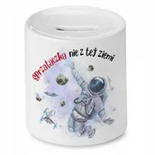 Skarbonki - Dla Sprzątaczki Skarbonka na Urodziny na Prezent z Nadrukiem ze Zdjęciem + Opakowanie na prezent (wzór 03) - miniaturka - grafika 1