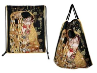 Torby szkolne - Worek na plecy - G. Klimt, Pocałunek (CARMANI) - miniaturka - grafika 1