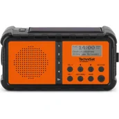 Radia - TECHNISAT Techniradio Solar 2 Cyfrowe Przenośne Czarno-pomarańczowy - miniaturka - grafika 1