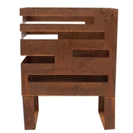 Paleniska ogrodowe - OutTrade RedFire Koksownik Madison, pordzewiany, stalowy - miniaturka - grafika 1