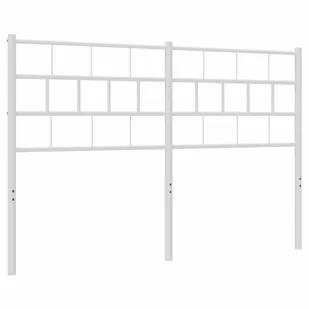 Metalowe wezgłowie, białe, 140 cm Lumarko! - Inne meble do sypialni - miniaturka - grafika 3