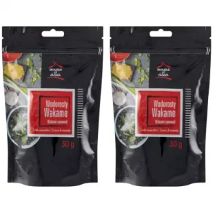 House of Asia Wodorosty Wakame Zestaw 2 x 30 g - Dodatki do ciast w proszku - miniaturka - grafika 1