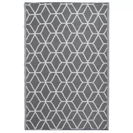 Dywany zewnętrzne - Esschert Design Dywan zewnętrzny, 180x121 cm, szaro-biały, OC25 Esschert Design - miniaturka - grafika 1