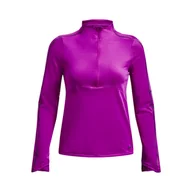 Koszulki i topy damskie - Damska Koszulka z długim rękawem UNDER ARMOUR UA TRAIN CW 1/2 ZIP 1373969-577 – Fioletowy - miniaturka - grafika 1