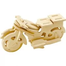 Robotime Technology Puzzle drewniane 3D Motocykl - Poradniki hobbystyczne - miniaturka - grafika 1
